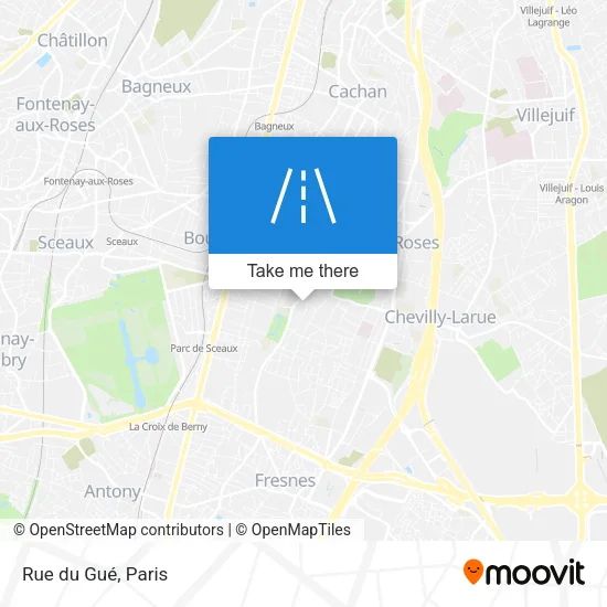 Rue du Gué map