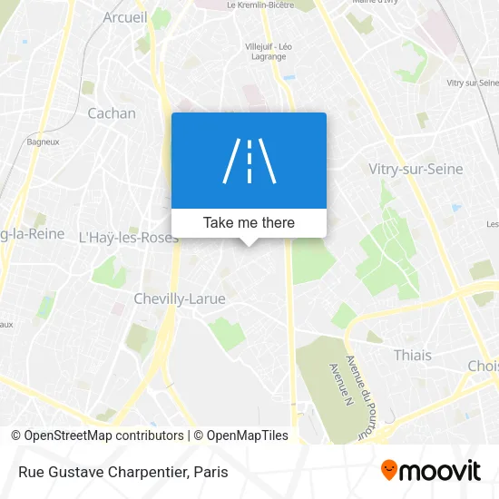 Rue Gustave Charpentier map
