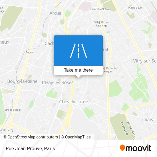 Rue Jean Prouvé map