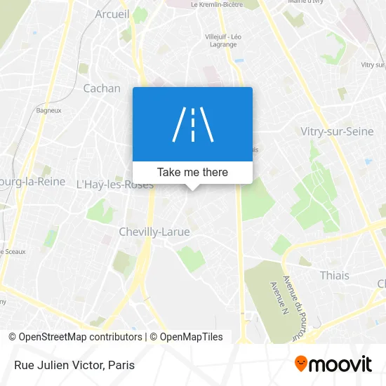Rue Julien Victor map