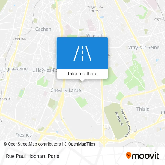 Rue Paul Hochart map