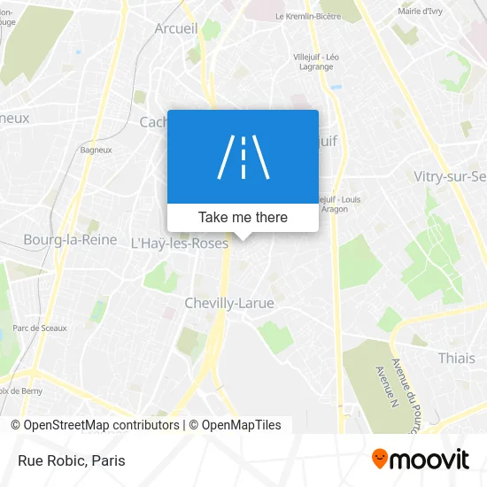 Rue Robic map