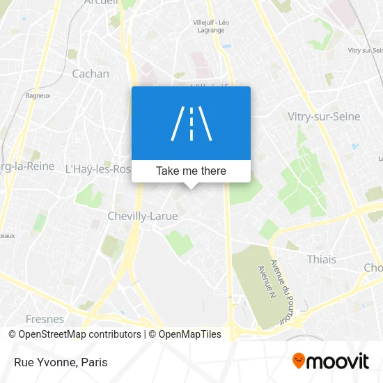 Rue Yvonne map