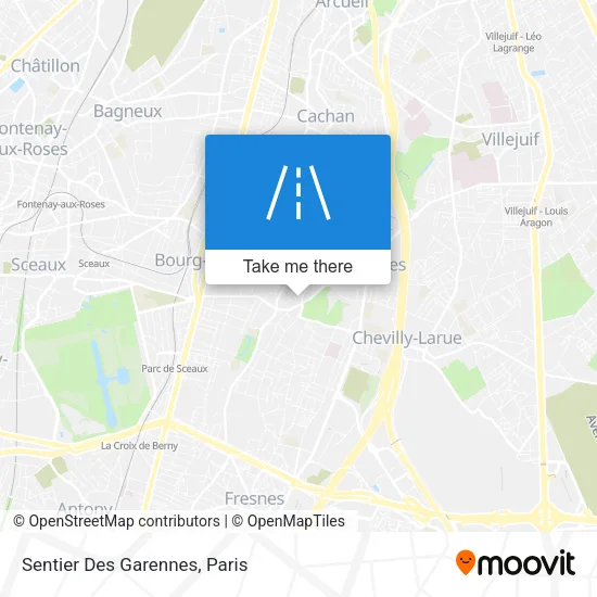 Sentier Des Garennes map