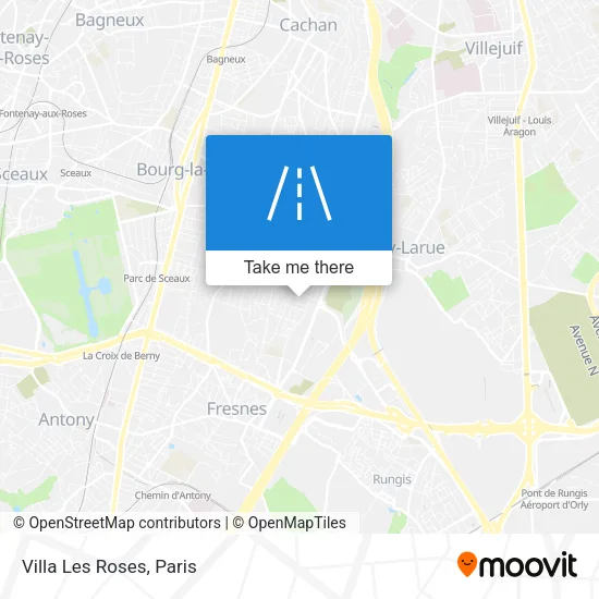 Villa Les Roses map