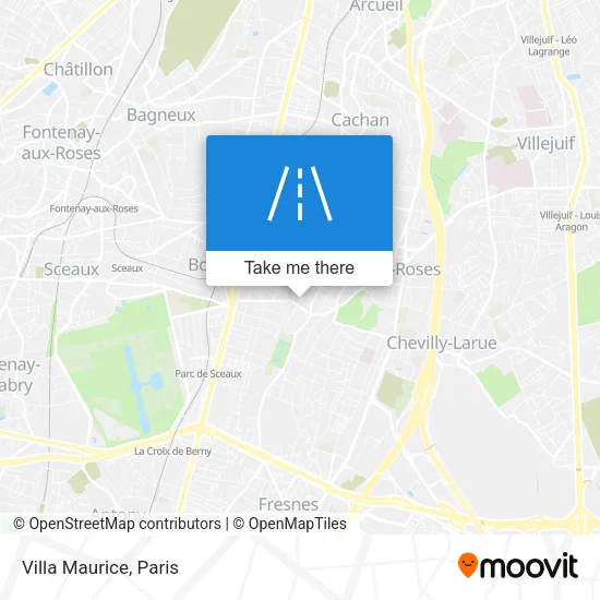 Villa Maurice map
