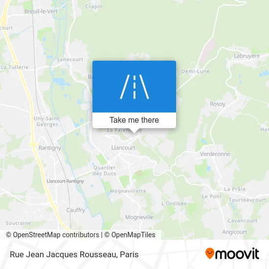 Rue Jean Jacques Rousseau map