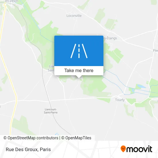 Rue Des Groux map