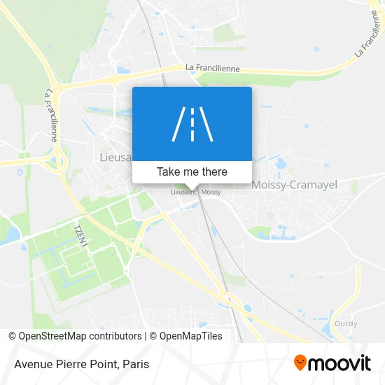 Avenue Pierre Point map