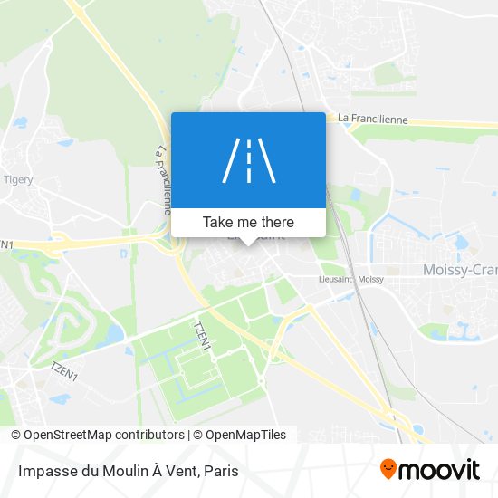 Impasse du Moulin À Vent map