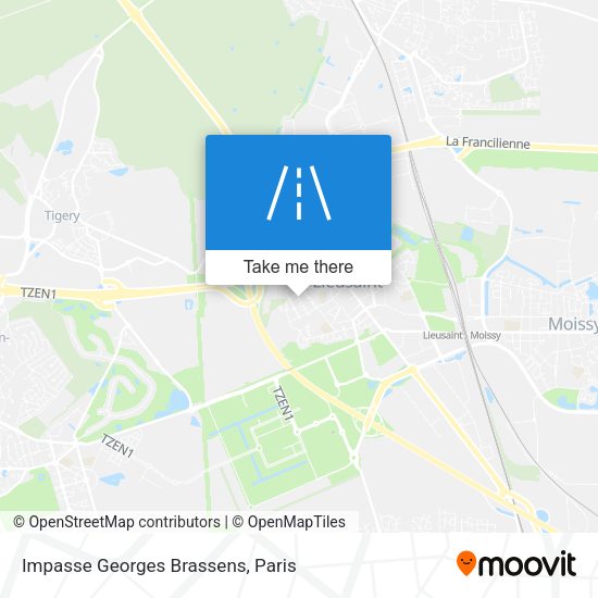 Impasse Georges Brassens map