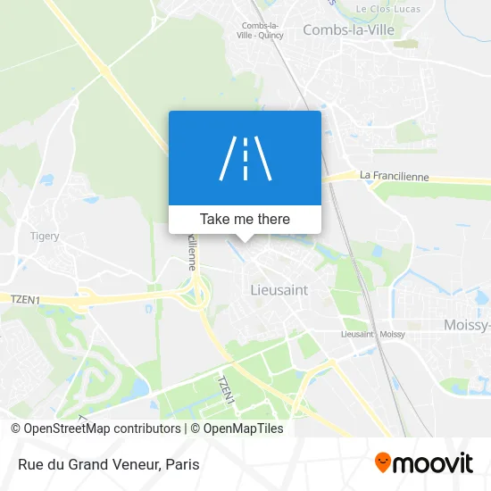 Rue du Grand Veneur map