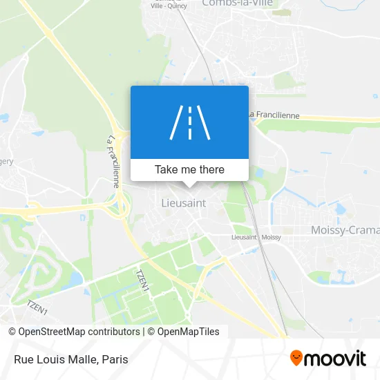 Rue Louis Malle map