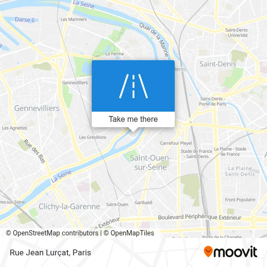 Rue Jean Lurçat map