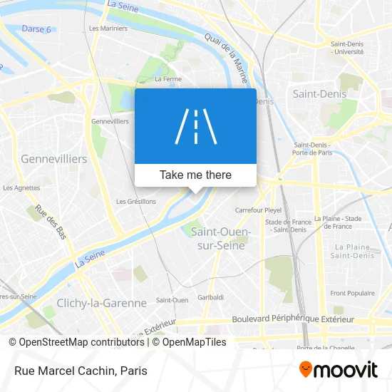Rue Marcel Cachin map
