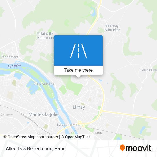 Allée Des Bénedictins map
