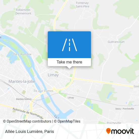 Allée Louis Lumière map