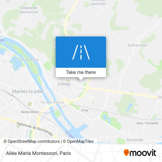 Allée Maria Montessori map