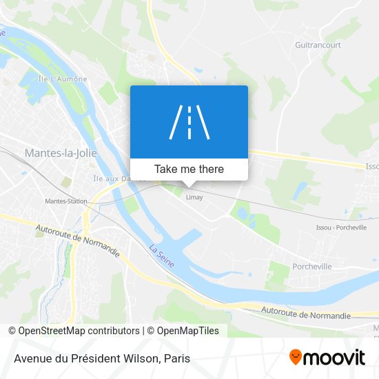 Avenue du Président Wilson map