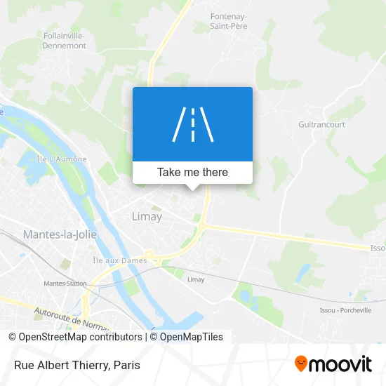 Rue Albert Thierry map