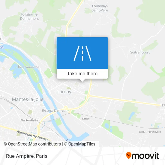 Rue Ampère map