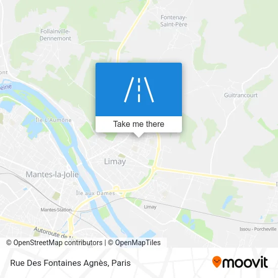 Rue Des Fontaines Agnès map
