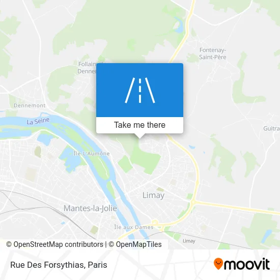 Rue Des Forsythias map