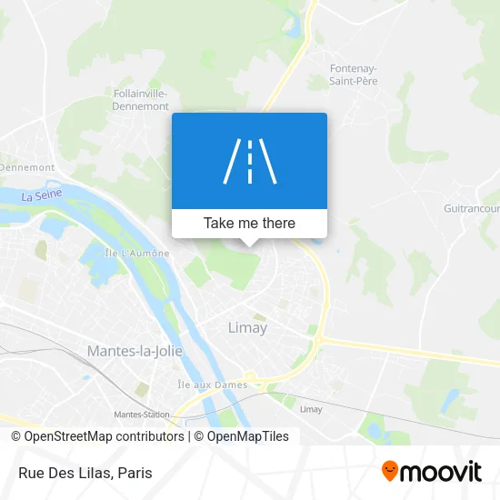 Rue Des Lilas map