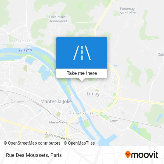 Rue Des Moussets map