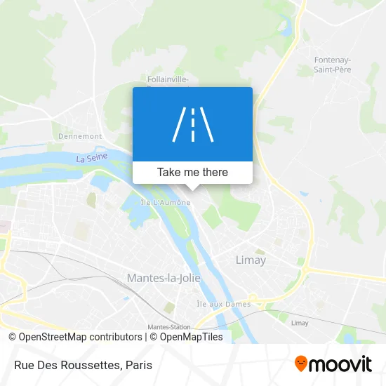 Rue Des Roussettes map