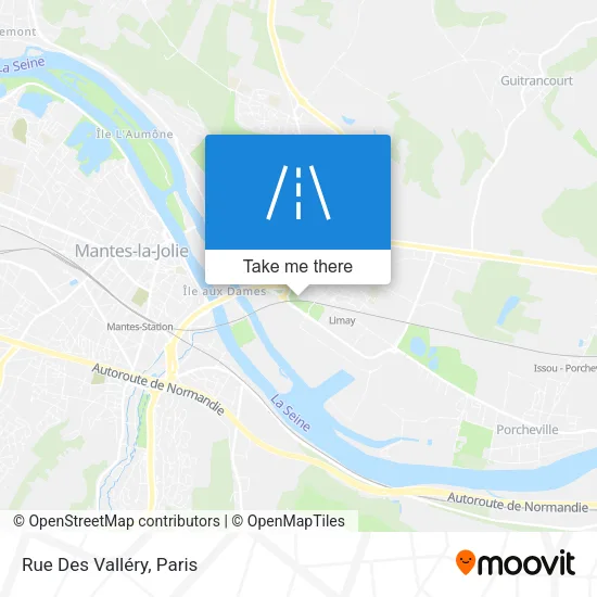Rue Des Valléry map
