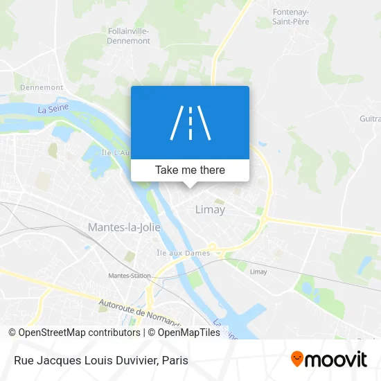 Rue Jacques Louis Duvivier map