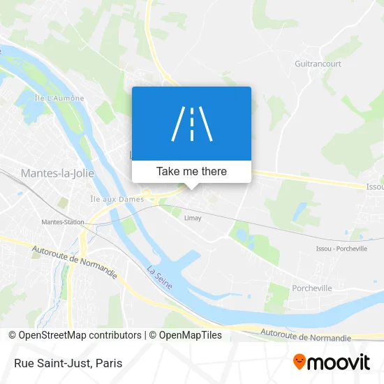 Rue Saint-Just map