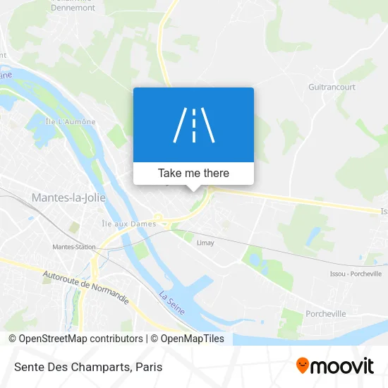 Sente Des Champarts map