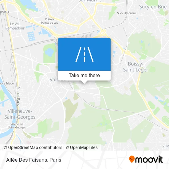 Allée Des Faisans map