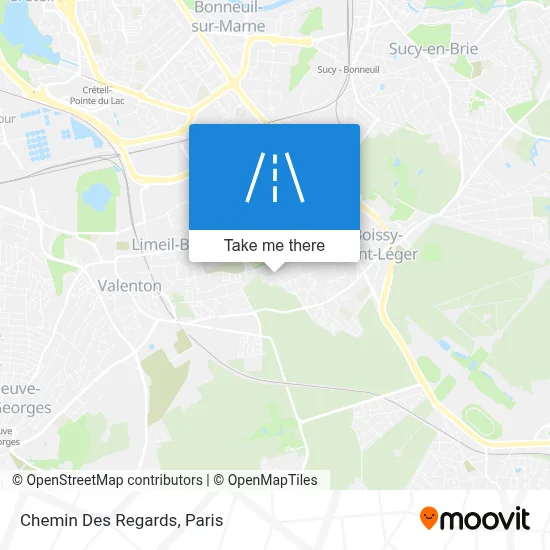 Chemin Des Regards map