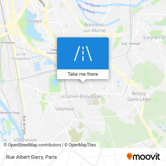 Rue Albert Garry map