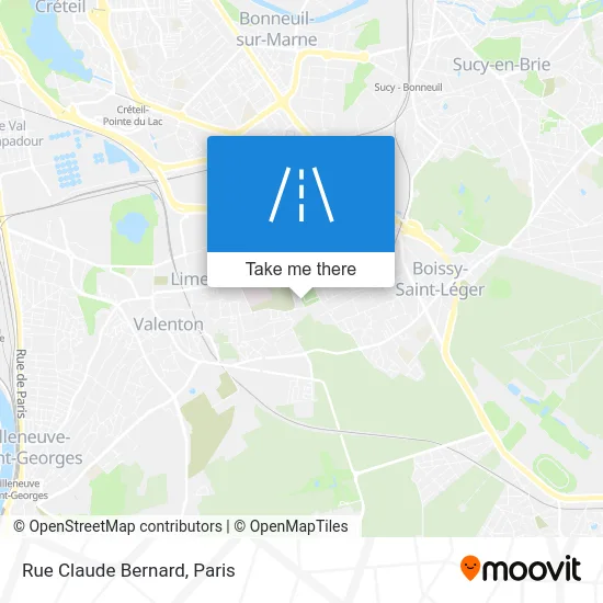 Rue Claude Bernard map