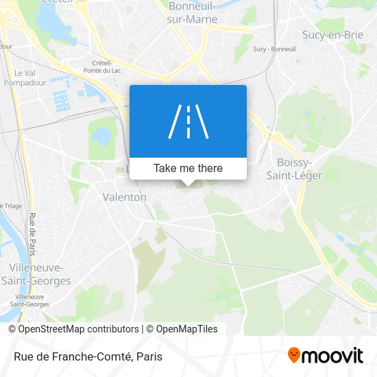 Rue de Franche-Comté map