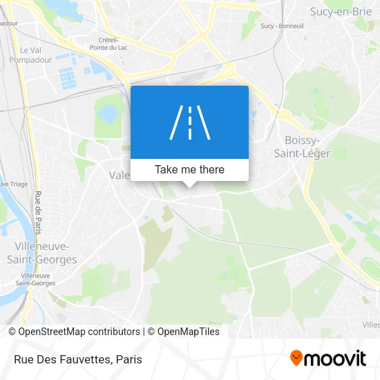Rue Des Fauvettes map