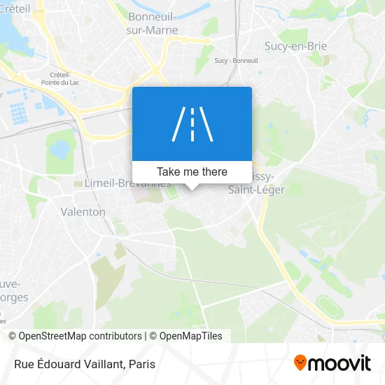 Rue Édouard Vaillant map