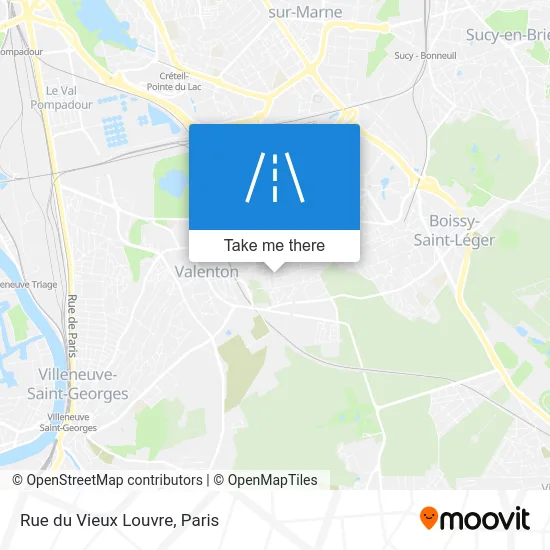 Rue du Vieux Louvre map