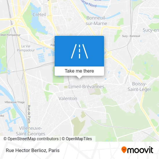 Rue Hector Berlioz map