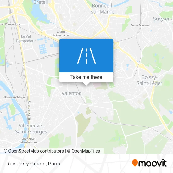 Rue Jarry Guérin map
