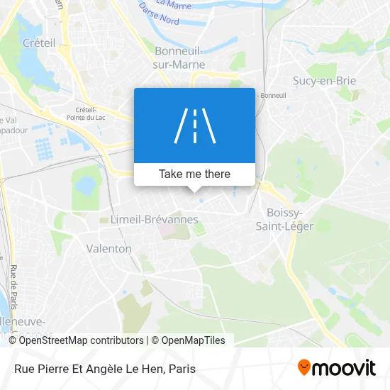 Rue Pierre Et Angèle Le Hen map