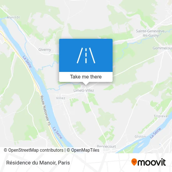 Résidence du Manoir map