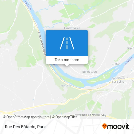 Rue Des Bâtards map