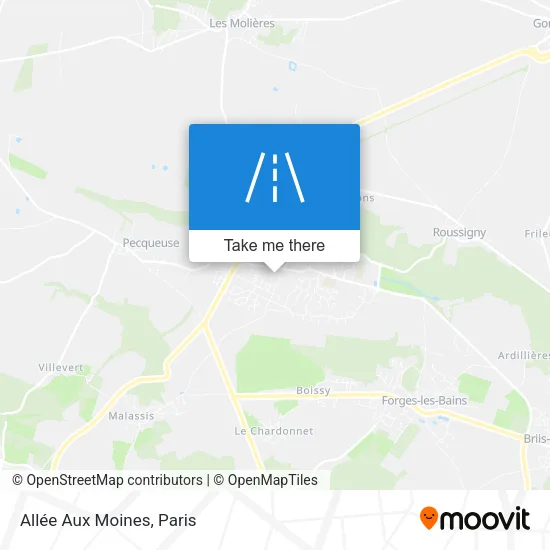 Allée Aux Moines map