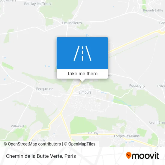 Chemin de la Butte Verte map