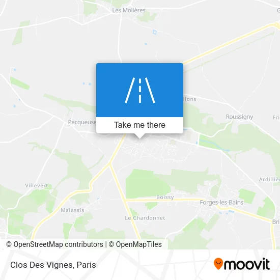 Clos Des Vignes map
